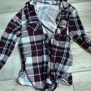 long sleeve flannel (maternity)